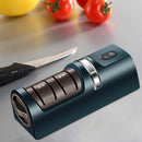 Electric Knife Sharpener – Rechargeable Portable Sharpening Tool with Whetstone