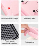 2-in-1 Sandwich Maker & Toaster – Non-Stick Auto Sealing Plates