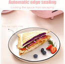2-in-1 Sandwich Maker & Toaster – Non-Stick Auto Sealing Plates