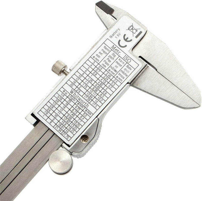 Digital Vernier Caliper – 150mm LCD Stainless Steel Gauge