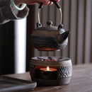 Japanese Style Tea Set – Ceramic Pottery Teapot with Cups