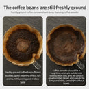 Portable Electric Burr Coffee Grinder – USB Rechargeable Ceramic Blade Adjustable Settings