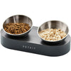 Dog & Cat Bowl with Elevated Stand - Stainless Steel & Easy to Clean