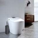 Square Standing Toilet Brush with Holder – Sleek 304 Stainless Steel Durable Finish