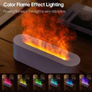 Flame Humidifier & Essential Oil Diffuser – USB 7-Color LED Fireplace Effect for Home & Bedroom
