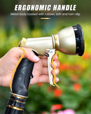 Watering Gun - 7 Pattern Spray 100% Metal With Nozzle for Garden Car & Pets
