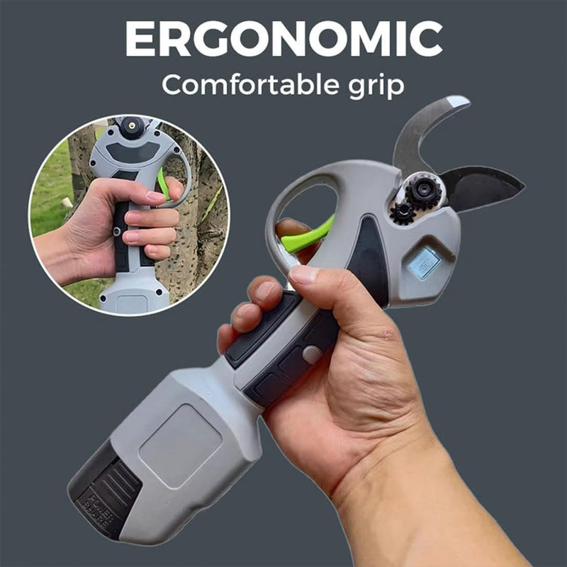Electric Garden Pruning Shears – Brushless Cordless Secateurs with Battery & Charger