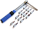 15PCS Torque Wrench Set – 1/4" Socket & Spanner Kit for Bike Repairs