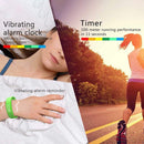 Smart Fitness Bracelet – IPX57 Waterproof Smartwatch with Body Temp Sensor Timer & Silent Alarm