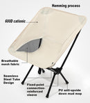 Portable Folding Camping Chair – Lightweight Mesh Outdoor Chair with Padded Seat & Back