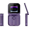 Unlocked Dual SIM Flip Phone – Compact Mobile with Easy-to-Read Display Perfect for Seniors