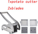 Stainless Steel Manual Potato Cutter – French Fry Slicer & Vegetable Chopper for Kitchen