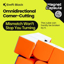 3x3 Magnetic Speed Rubik's Cube – Fast Smooth Stickerless Puzzle with 48 Magnets