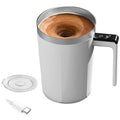 Auto Stirring Coffee Mug – 400ml Rechargeable Stainless Steel Cup