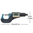 Digital Micrometer – 0-25mm Range 0.001mm Precision Electronic Wall Thickness Gauge