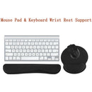 Memory Foam Wrist Rest Set – Keyboard & Mouse Pad Support