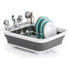 Collapsible Dish Drying Rack – Foldable Portable & Space-Saving Drainer