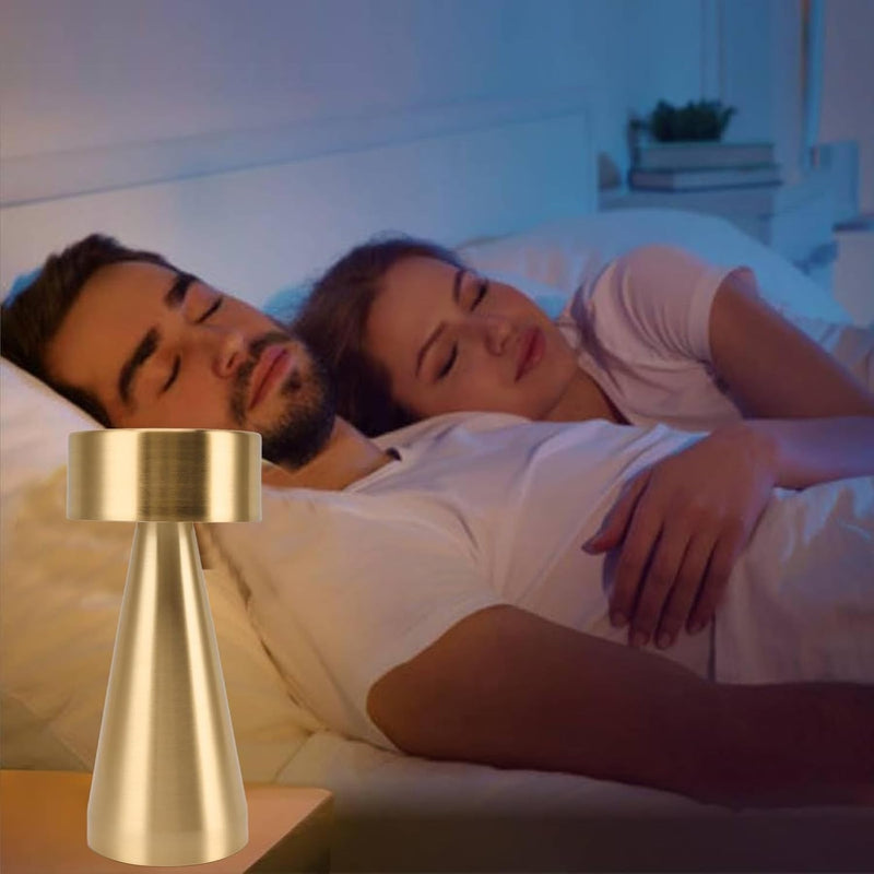 Nordic Table Lamp – Bedside Touch Sensor Night Light with Rechargeable Battery