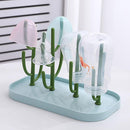 Baby Bottle Drying Rack –  Cactus Design Collapsible Drainer Storage Dryer