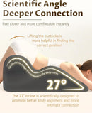 Couple's Intimacy Pillow – Ergonomic Memory Foam Wedge Pleasure Pillow