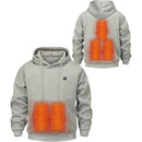 Unisex Heated Hoodie – USB Electric Heated Jacket with 5 Heating Zones