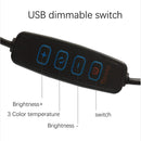 LED Desk Lamp with Clamp - 3 Color Modes with 10 Brightness Levels and Adjustable Arm