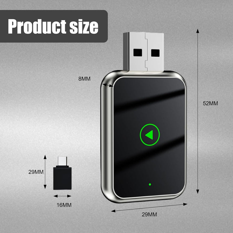 Wireless CarPlay Adapter UK – 2-in-1 for CarPlay & Android Auto