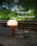 Rechargeable Mushroom Table Lamp – Waterproof with Touch-Dimmable LED Light
