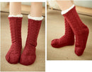 Women’s Fuzzy Slipper Socks – Soft Warm and Non-Slip Cozy Fleece-Lined Winter House Socks