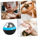 Hot & Cold Massage Roller Ball – Stainless Steel Cryotherapy Ball for Recovery with Drawstring Bag