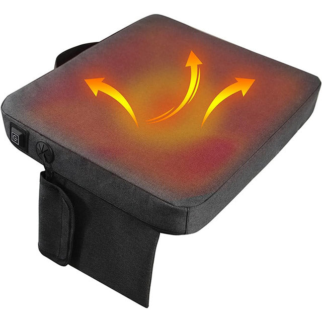 Portable Heated Seat Cushion – USB Powered with 3 Heat Settings Fast-Heating Thermal Pad
