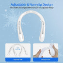 5 Speed Neck Fan - Portable Cooling Solution with Headphone Design