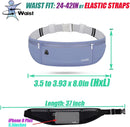 Slim Running Belt for Phone Keys and Money – Waterproof & Bounce-Free