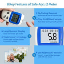 Blood Sugar Monitor Sinocare Accu2  – Blood Glucose Meter with 50 Test Strips & 50 Lancets