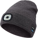 Bluetooth LED Beanie – Music Hat with Stereo Headphones for Running Hiking Jogging