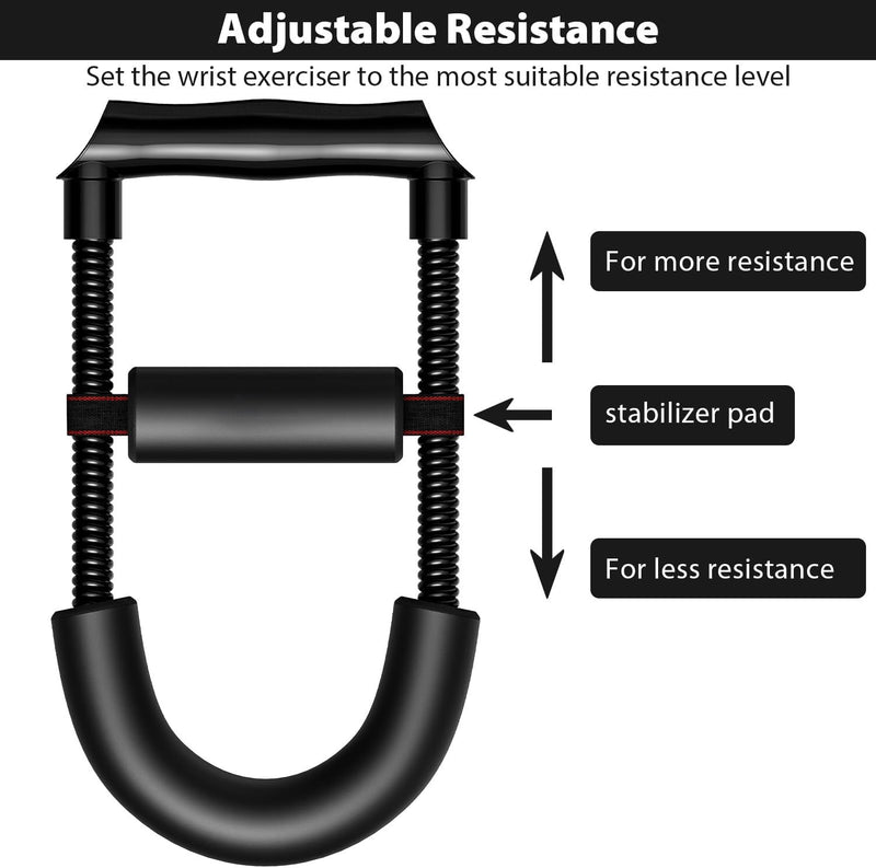 Professional Wrist & Forearm Exerciser – Adjustable Resistance Fitness Equipment for Athletes & Enthusiasts