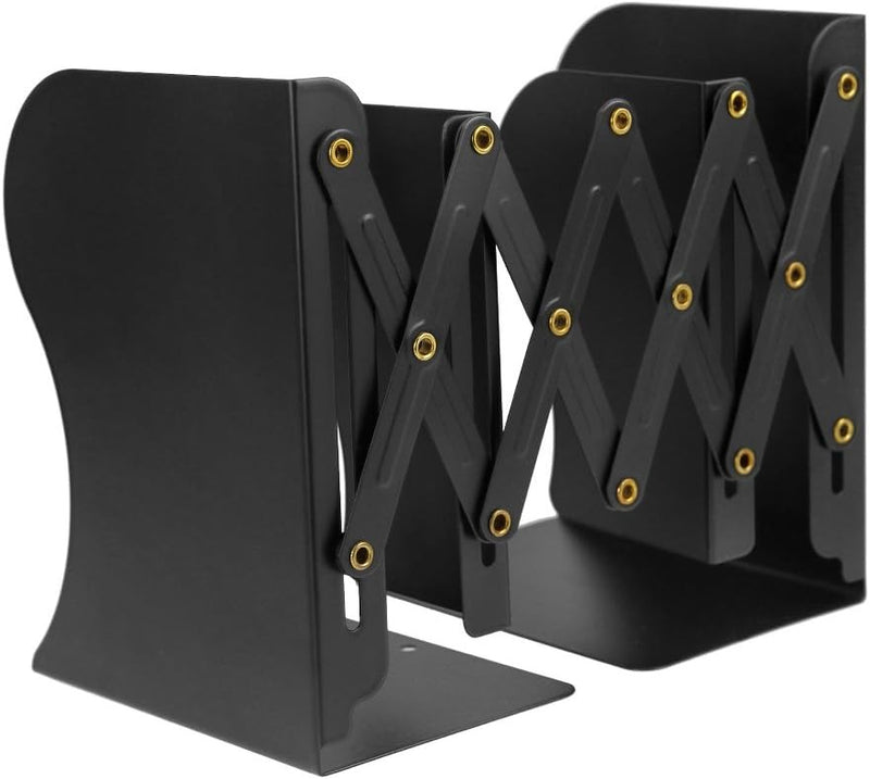 Adjustable Metal Bookshelf – Non-Slip Desk Organizer for Home or Office
