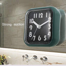 Waterproof Shower Clock – Silent Wall Clock with Suction Cup for Bathroom & Kitchen