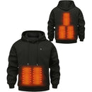 Unisex Heated Hoodie – USB Electric Heated Jacket with 5 Heating Zones
