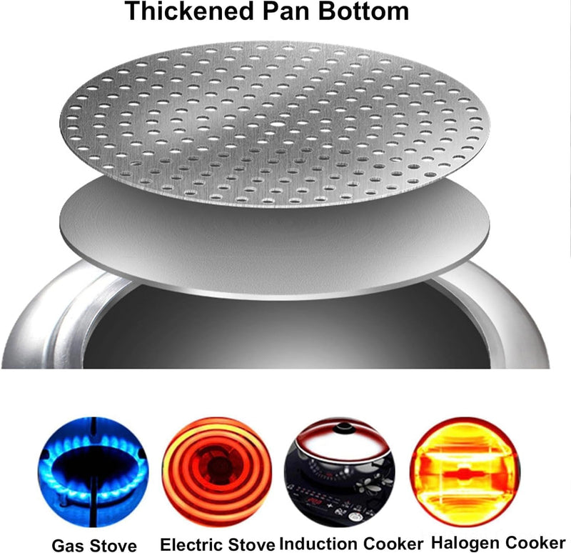 5L Explosion-Proof Pressure Cooker – For Gas Induction & Open Flame – 22cm Thickened Design