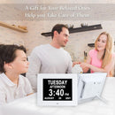 Digital Day Clock for Seniors – 7" Display 12 Alarms Ideal for Dementia & Memory Loss