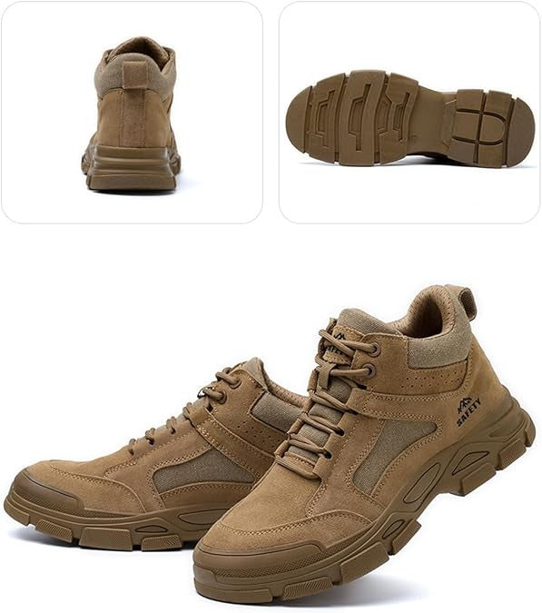 Men’s Winter Safety Shoes – Steel Toe Anti-Smash & Puncture Insulated Work Boots