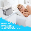 Portable 3 Speed Mini Air Conditioner – Personal Desktop AC Cooler Fan with Humidifier