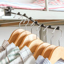 Adjustable Clothes Hanger Rack – Slim Sturdy No-Drill Wall Stand