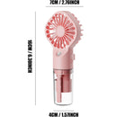 Portable Misting Handheld Fan – 4-Speed Cooling Fan with Water Tank for Indoor & Outdoor Use