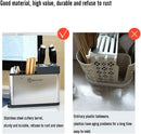 Multifonctions Stainless Steel Knife Block – Kitchen Utensil Organiser