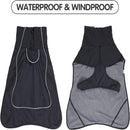 Waterproof Dog Coat – Fleece-Lined Winter Jacket with Reflective Straps & Harness Hole