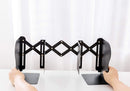 Adjustable Metal Bookshelf – Non-Slip Desk Organizer for Home or Office
