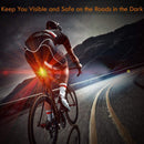 Ultra Bright USB Rechargeable Bike Light Set – Powerful Front Headlight & Rear Taillight