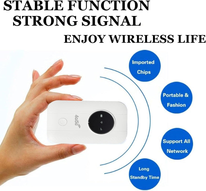 Pocket WiFi Router 4G/5G – Portable Free Internet Ultra Link WiFi Anywhere